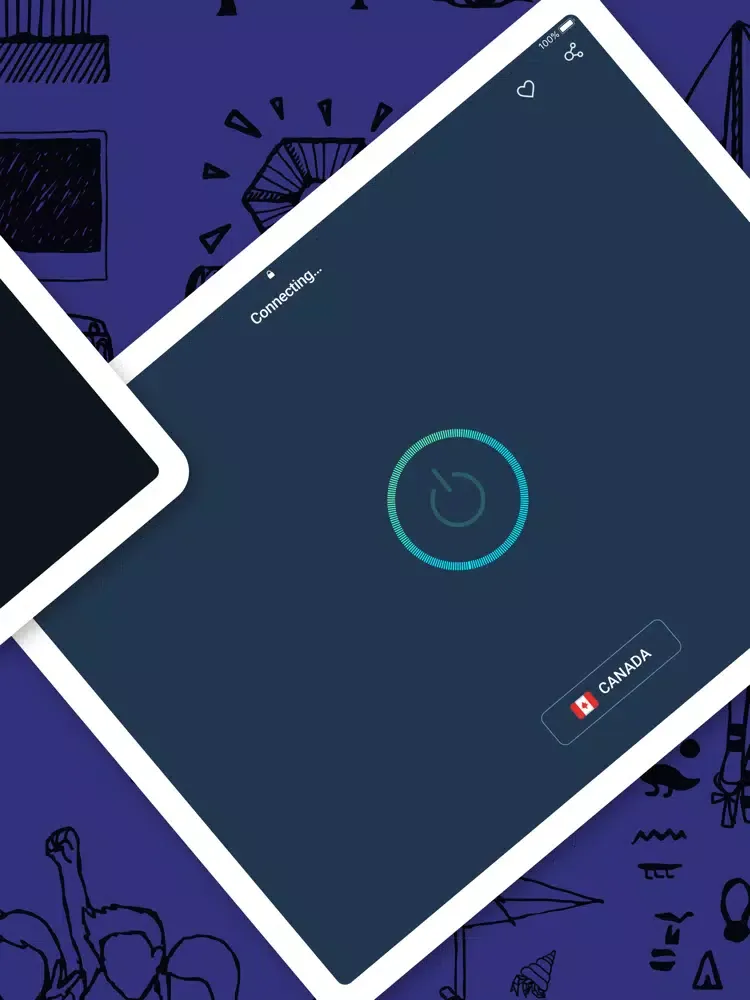 Ảnh chụp màn hình của Fast VPN and Best VPN for Life iPad 