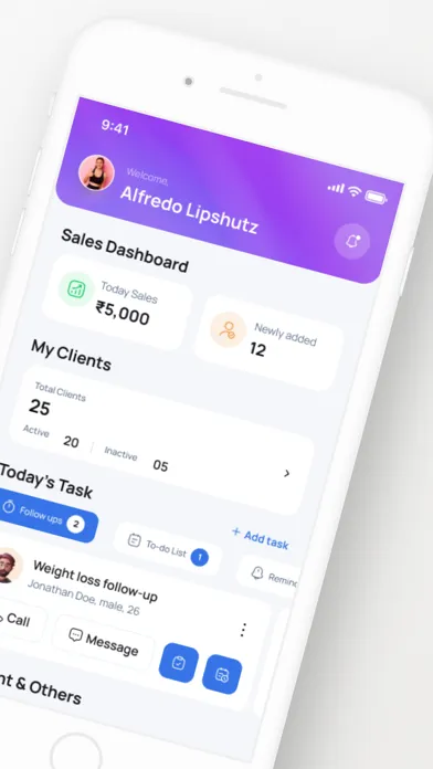 NutriSwift - App for Dietician Ekran Görüntüleri