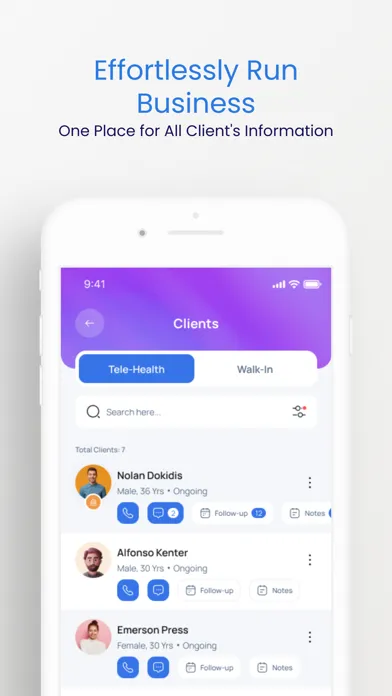 NutriSwift - App for Dietician Ekran Görüntüleri