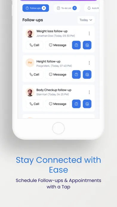 NutriSwift - App for Dietician Ekran Görüntüleri