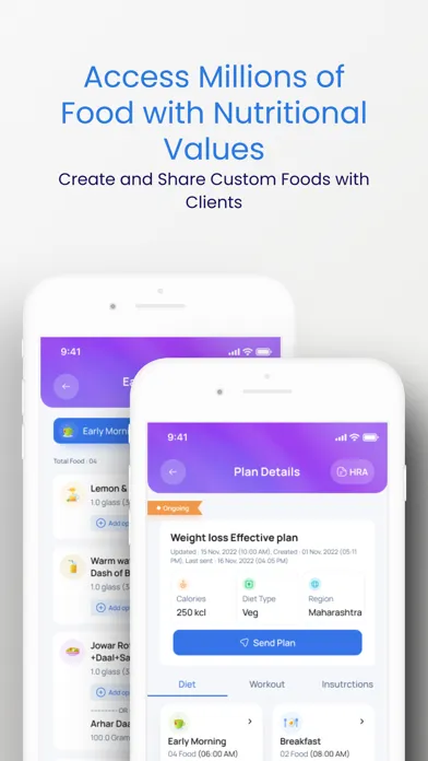 NutriSwift - App for Dietician Ekran Görüntüleri