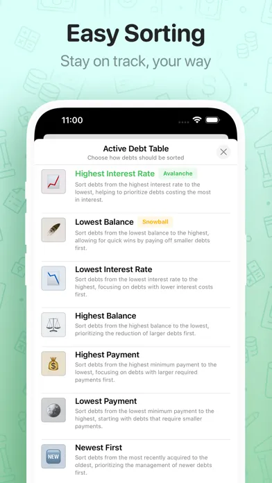 ภาพหน้าจอของ DownPay: Track Debt & Savings
