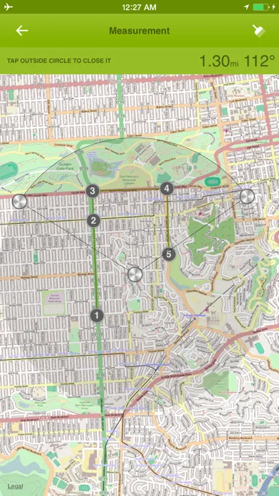 Offline Maps - custom area caching and real-time label tracking سکرین شاٹس