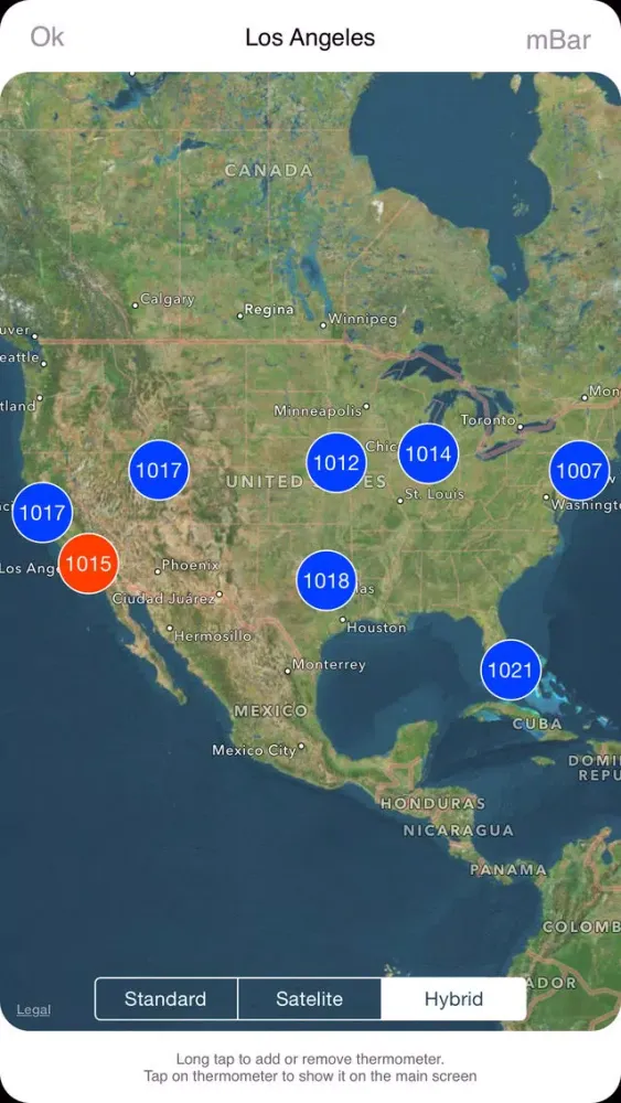 صور Barometer Deluxe - Pressure on The Map With Charts and Forecast