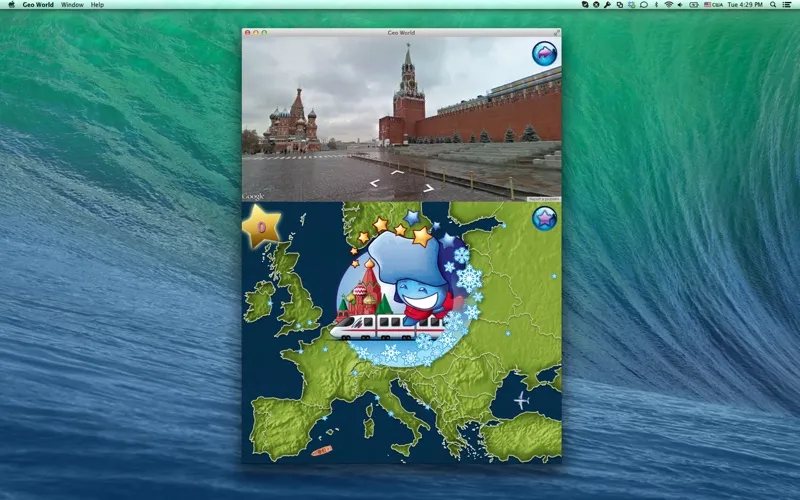ภาพหน้าจอของ Geo World Deluxe - Fun Geography Quiz With Audio Pronunciation for Kids