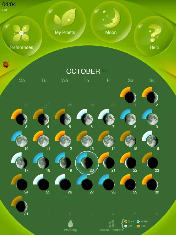 Moon Gardening iPad 应用截图