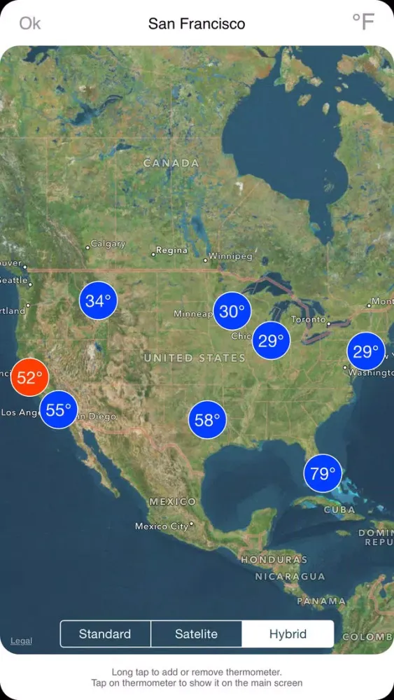 Thermometer Deluxe - Weather on The Map With Charts and Forecast Ekran Görüntüleri