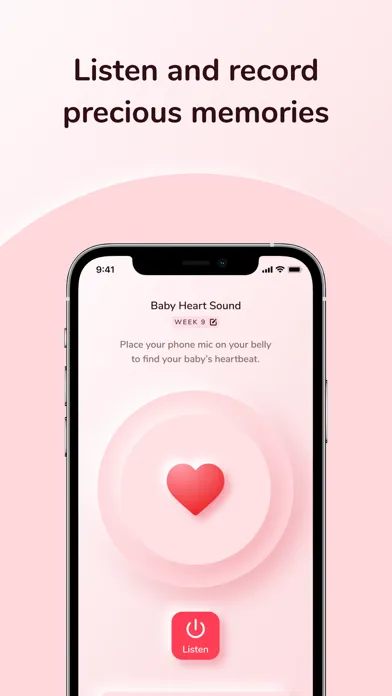 My Baby Heart Sounds App سکرین شاٹس