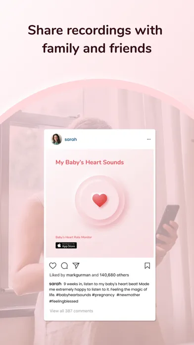My Baby Heart Sounds App سکرین شاٹس