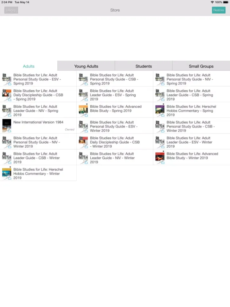 Bible Studies for Life iPad Screenshots