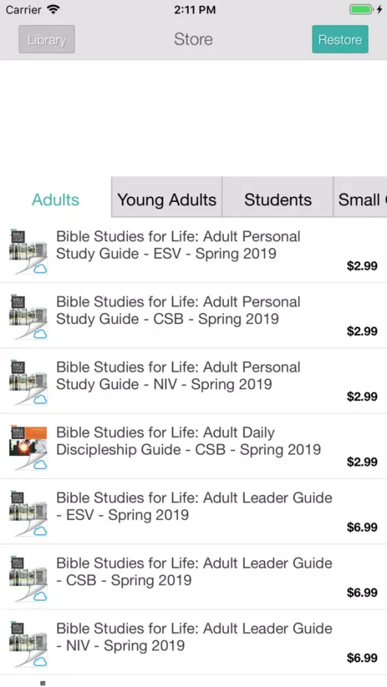 Bible Studies for Life Screenshots