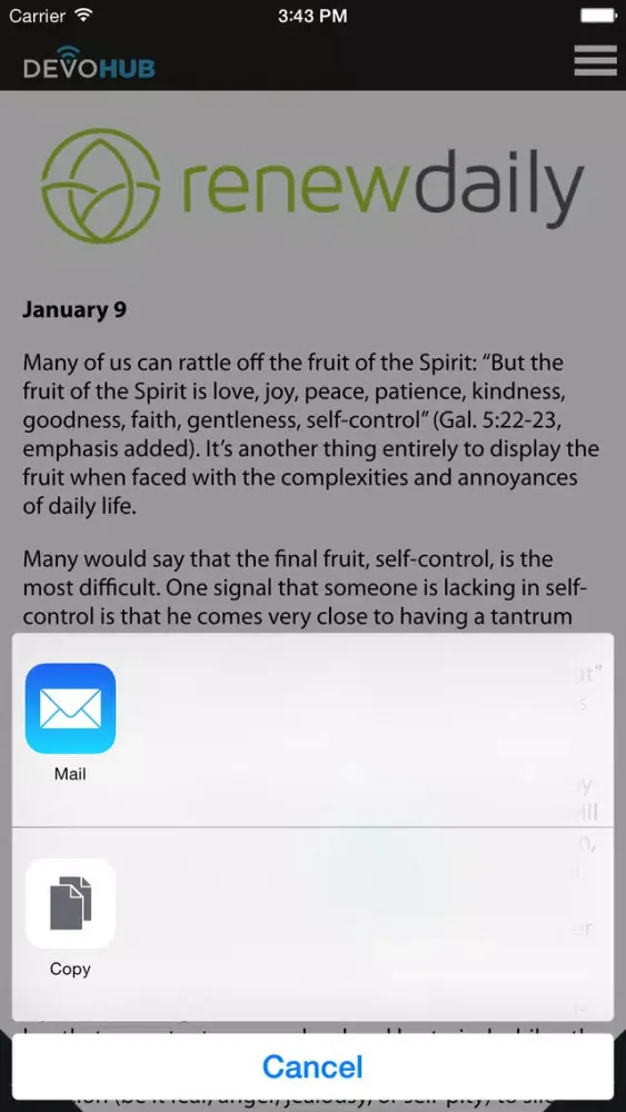 Capturas de pantalla de DevoHub: Daily Devotions
