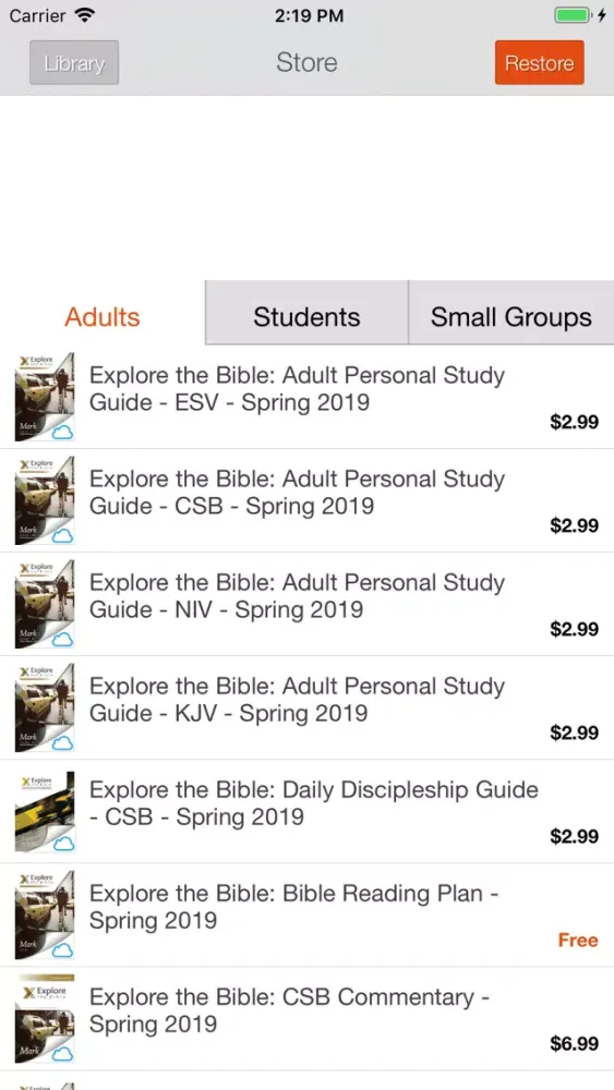 Explore the Bible应用截图