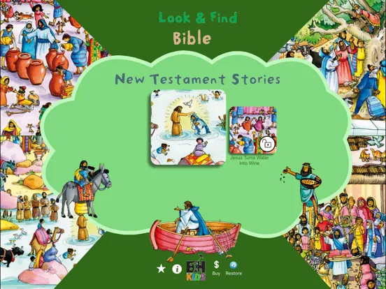 Look & Find Bible - New Testament iPad  Screenshots