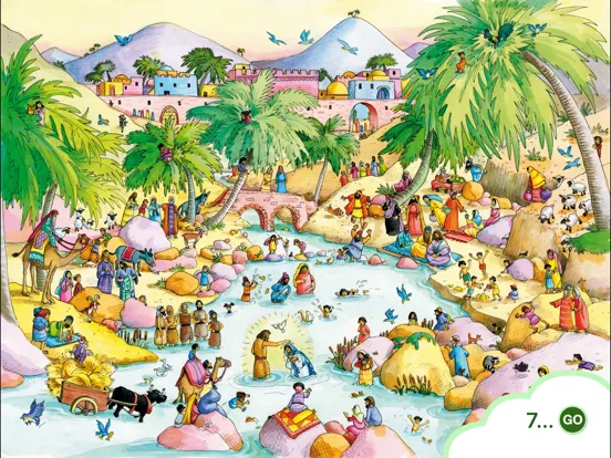 Look & Find Bible - New Testament iPad  Screenshots