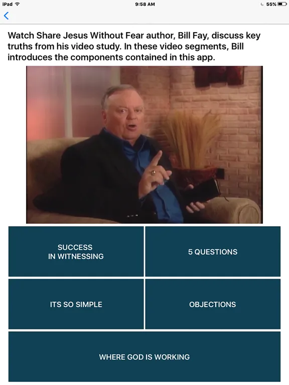 Share Jesus Without Fear iPad  스크린샷