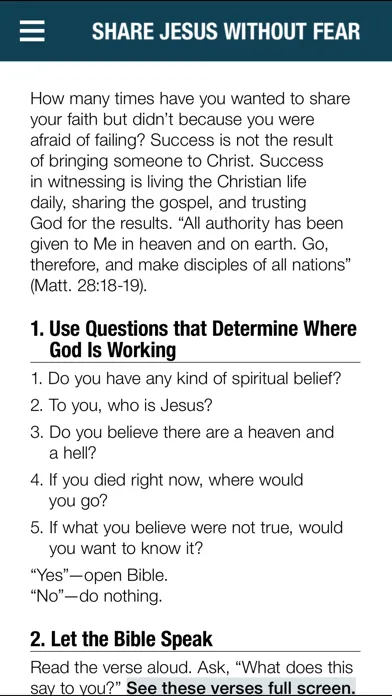 Share Jesus Without Fear 스크린샷