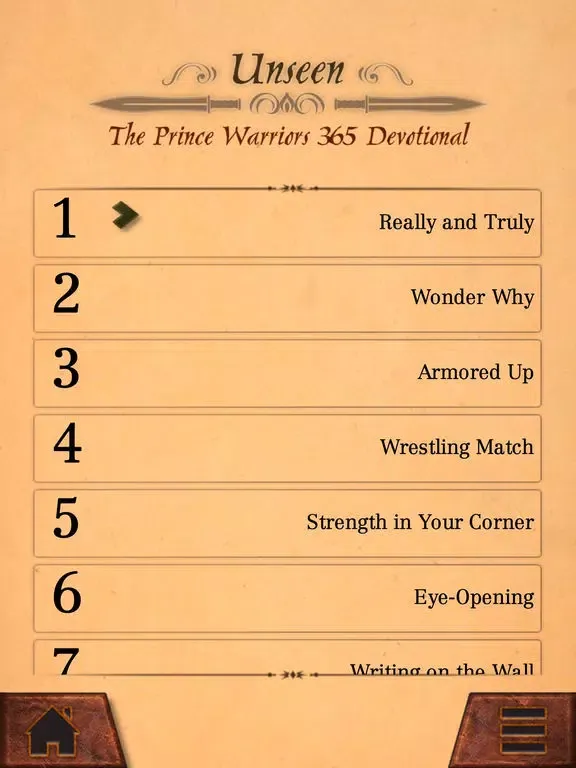 Tangkapan layar Unseen: The Prince Warriors iPad 