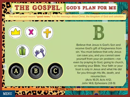 LifeWay VBS In the Wild iPad  Screenshots