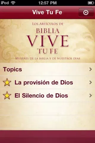 Captures d'écran de Los Artículos De Biblia Vive Tu Fe