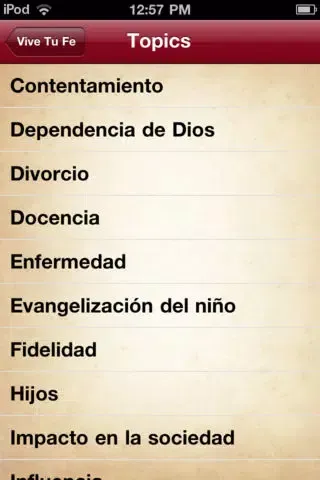 Captures d'écran de Los Artículos De Biblia Vive Tu Fe