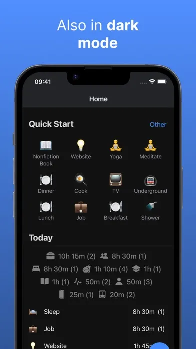 Lifey - Time & Habit Tracker سکرین شاٹس