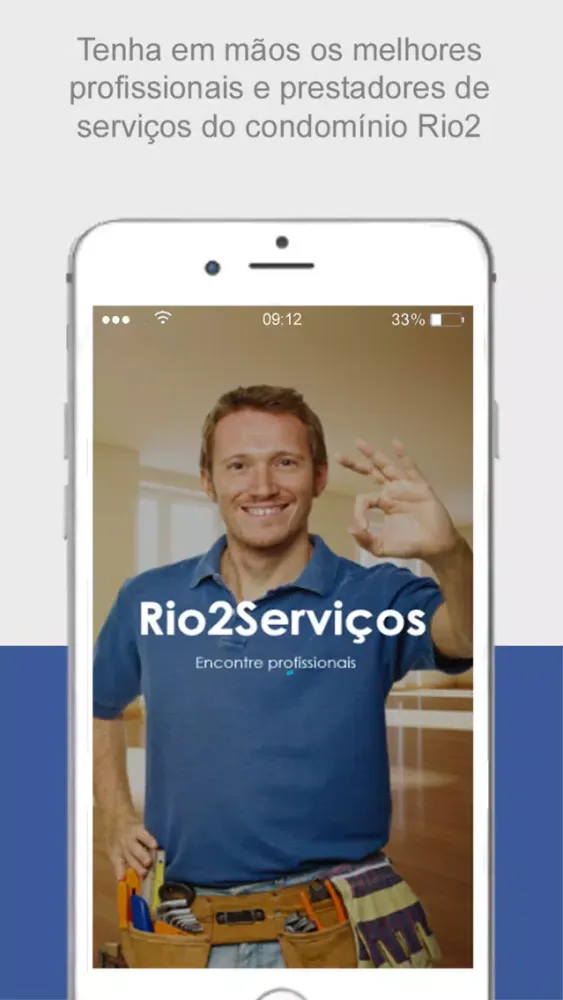 Capturas de tela do Rio2Servicos