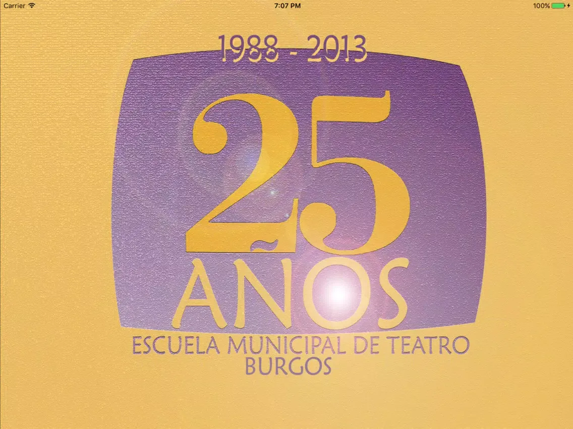 Festival Escuela Municipal de Teatro iPad 应用截图