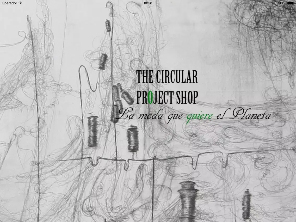 Tangkapan skrin The Circular Project Shop iPad 