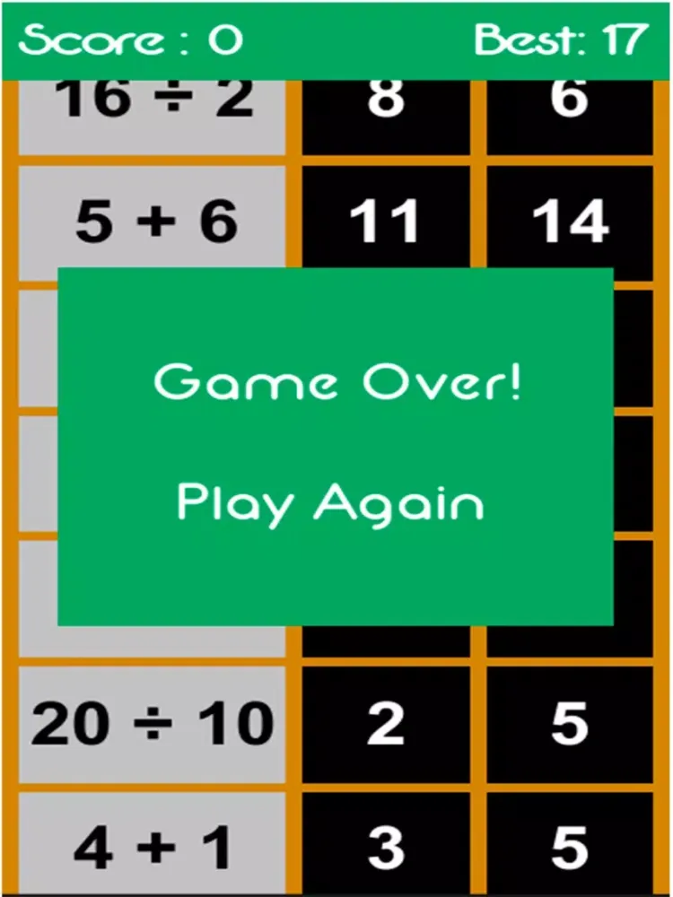 Kids Math Tiles Puzzle iPad  스크린샷