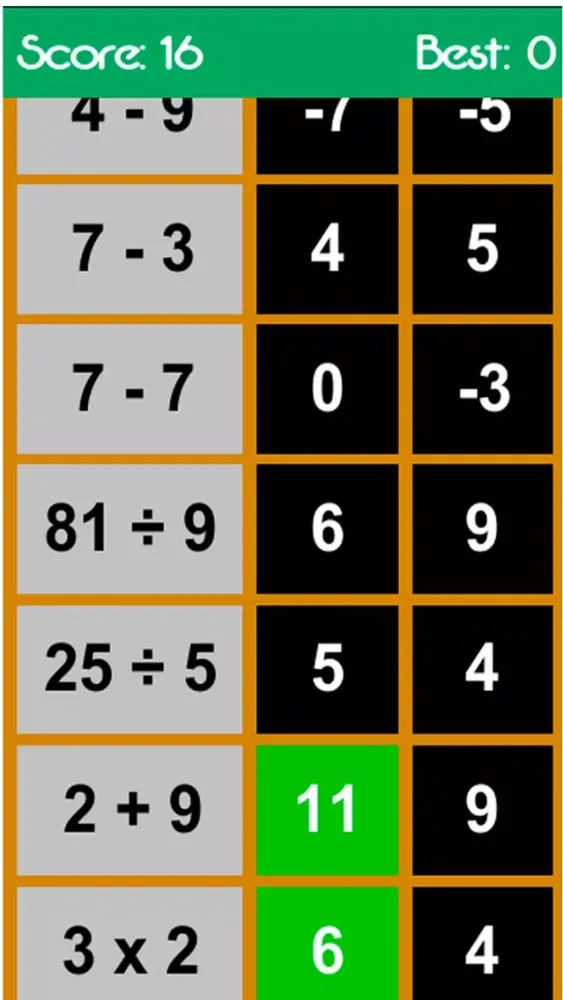 Kids Math Tiles Puzzle 스크린샷