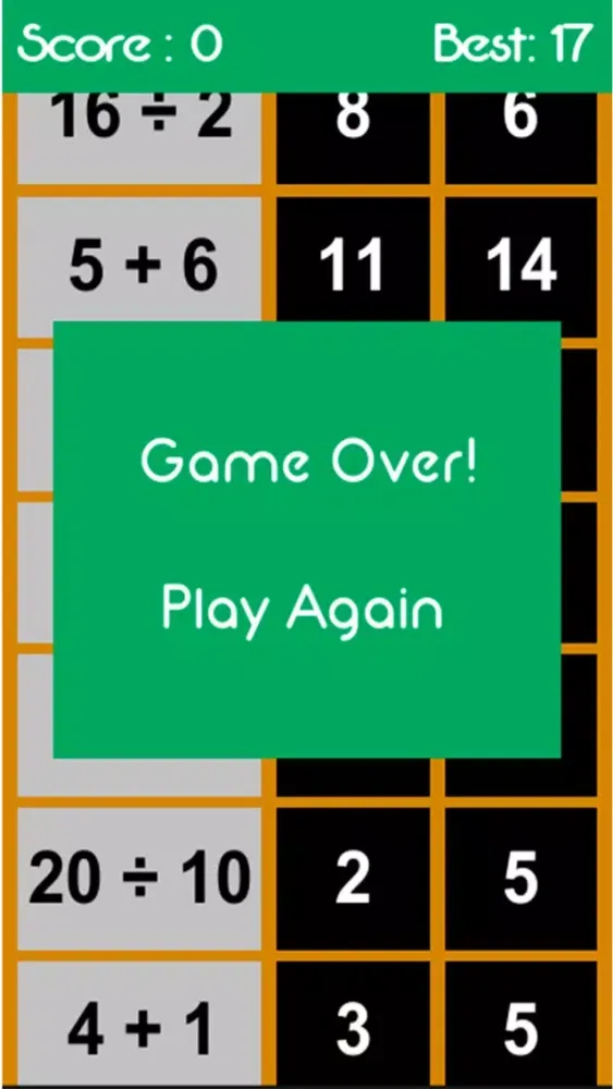Kids Math Tiles Puzzle 스크린샷
