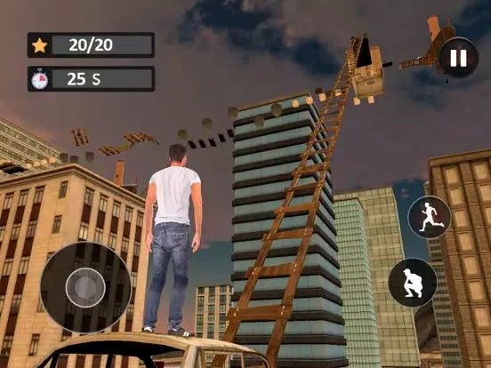 Capturas de tela do Chained Together Climb Up 3D iPad 