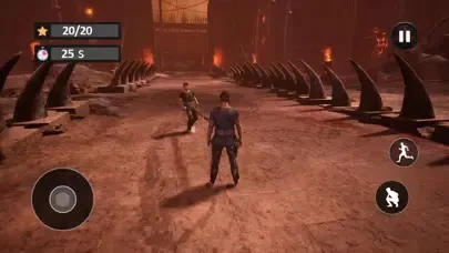 Capturas de tela do Chained Together Climb Up 3D