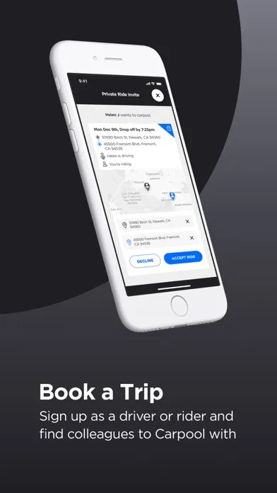 Tesla Go Carpool Screenshots