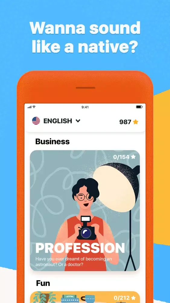Zrzuty ekranu Speech Up - Language Learning