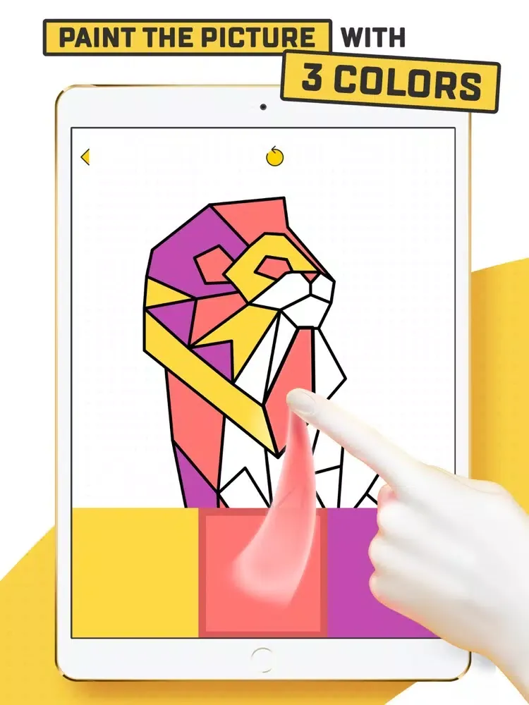 Capturas de tela do Trio - Polygon Coloring Puzzle iPad 