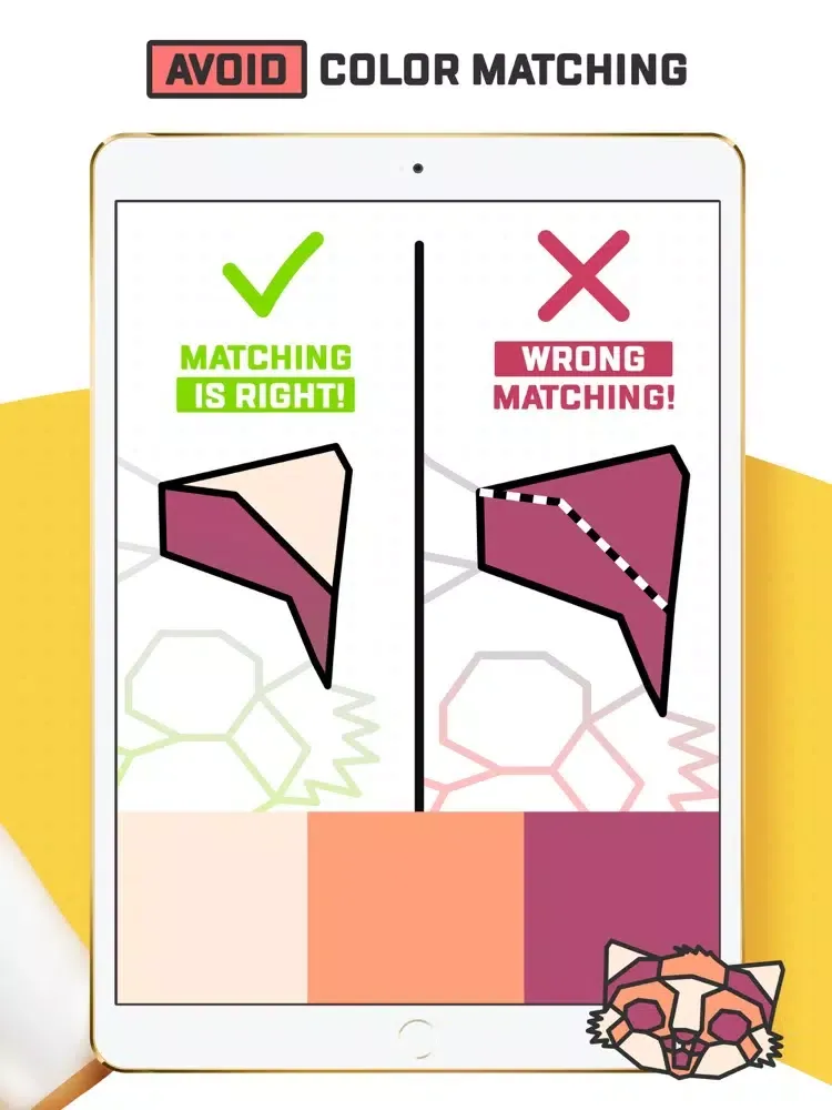 Capturas de tela do Trio - Polygon Coloring Puzzle iPad 