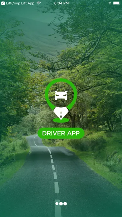 LiftCoOp Driver App Screenshots