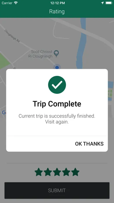 LiftCoOp Driver App Screenshots