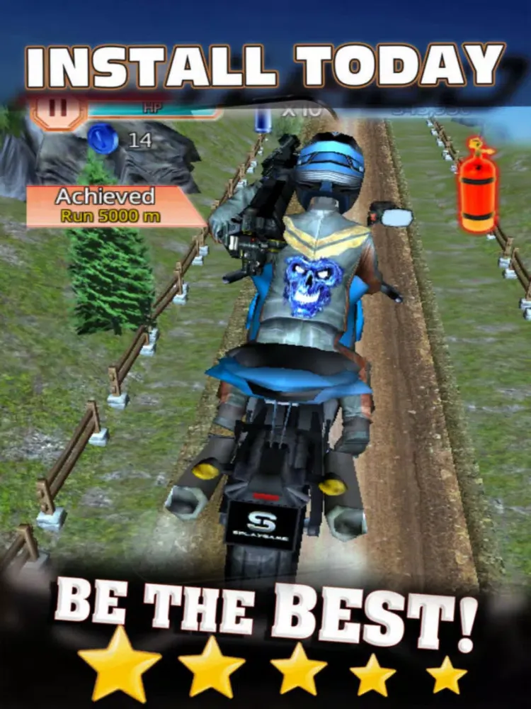 Tangkapan layar Motor City Fighter - Racing Game iPad 