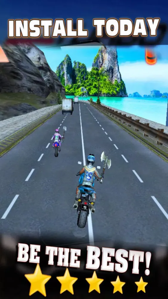 Tangkapan layar Motor City Fighter - Racing Game