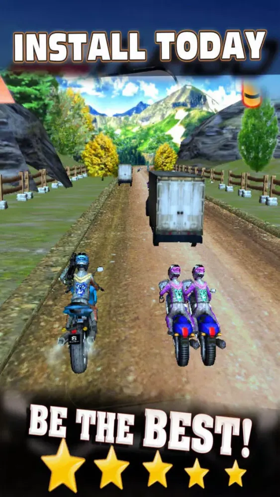 Tangkapan layar Motor City Fighter - Racing Game