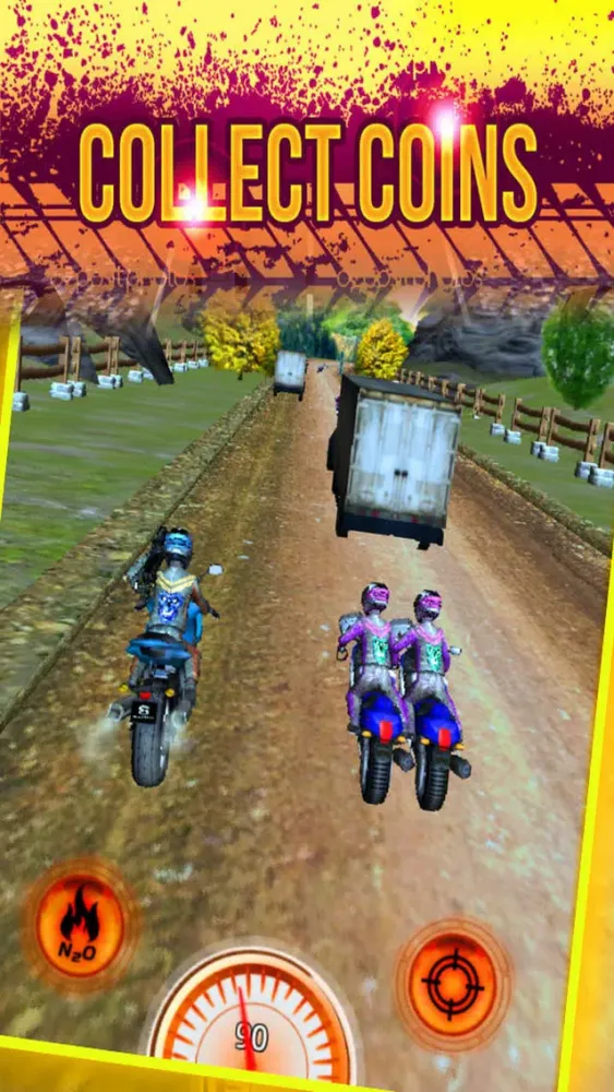 Motor Gunter Fight - Racing Shooter سکرین شاٹس