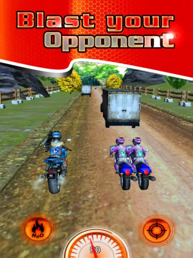 Screenshot di Motor Fighting City - Moto Speed iPad 