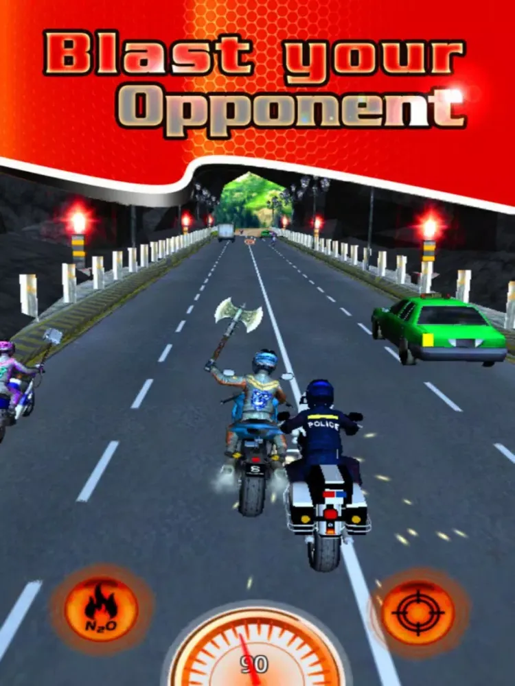 Screenshot di Motor Fighting City - Moto Speed iPad 