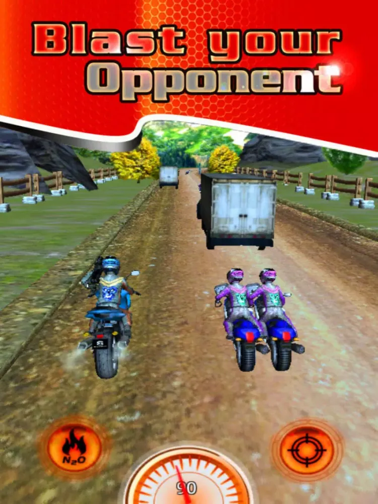Screenshot di Motor Fighting City - Moto Speed iPad 
