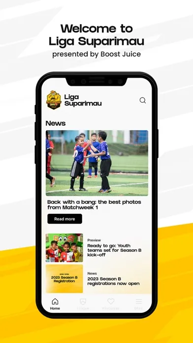 Capturas de tela do Liga Suparimau