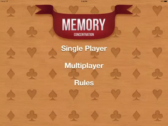 Memory Concentration iPad  Screenshots