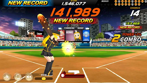 Captures d'écran de Homerun King - Baseball Star